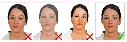 schengen vizesi için fotoğraf